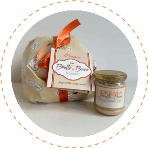 Panettone e crema spalmabile ai Brutti e Buoni